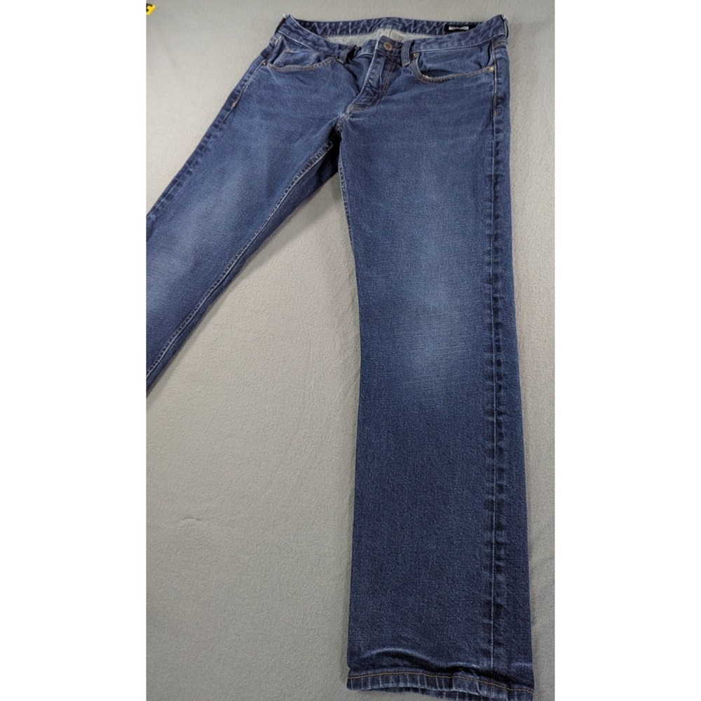Bonobos Denim On A Mission Organic Cotton Jeans Mens 31x30 Dark Wash Straight - Picture 2 of 16